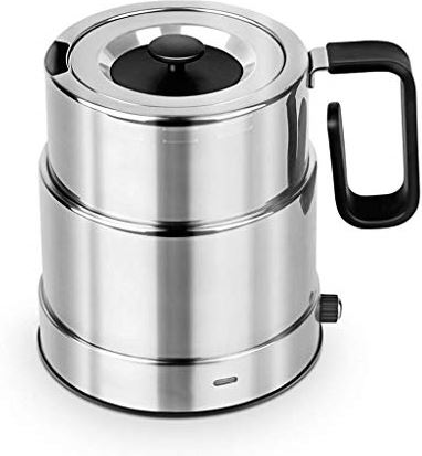 OOOFFFFFFFF Stove Top Kettle Electric Travel Kettle Dual Voltage Electric Kettle Small Stainless Steel Hot Pot- Suitable for Tea Coffee Outdoor Camping Backpacking
