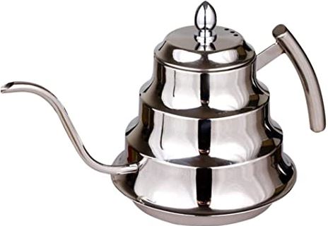 OOOFFFFFFFF Pour Over Coffee Kettle - 1.2L Stainless Steel Gooseneck Coffee and Tea Kettle with Ergonomic Handle