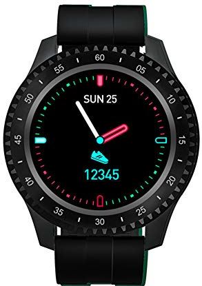 JXFY F17 Smart Horloge voor Vrouwen Mannen IP68 Waterdichte 1.5 inch Kleur Display Bluetooth Sport Smart Polsband Hartslagmeter Smartwatches Voor Android/IOS (A)