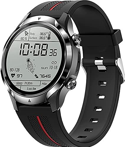 JHDDPH3 Smartwatch Bluetooth Call Business Smart Watches for Mannen Dames Dames Activiteit Fitness Tracker Waterdichte Sport Hartslag Bloeddruk Monitor Running SmartWatch Android IOS sporthorloge