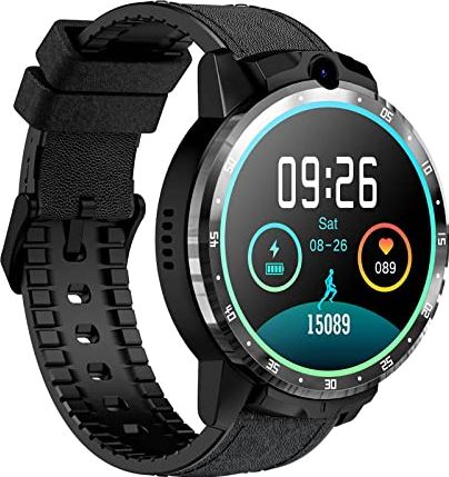 JXFY Smart Watch voor mannen vrouwen, met 1,6 '' scherm, wekker muziek bluetooth stappenteller, waterdichte fitness tracker smartwatch voor Android ios telefoons,2+16G