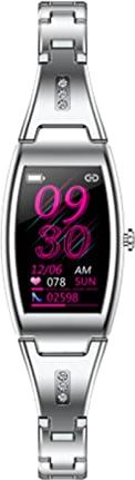JXFY Smart Horloge voor Vrouwen, Fitness Tracker 1.1 "Touchscreen Smartwatch stappenteller, meerdere sportmodi IP67 waterdichte activiteit Tracker Stopwatch voor Android Ios, goud (zilver)