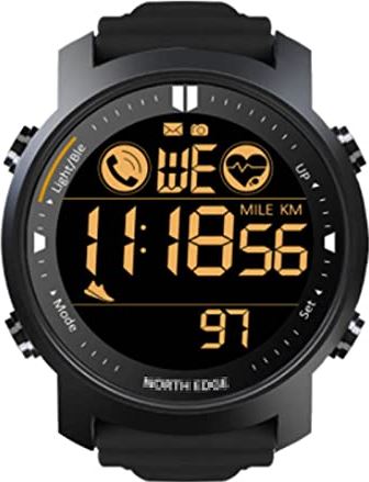 JXFY Smart Horloge voor Vrouwen En Mannen 1,46 Inch Fitness Tracker Horloge Waterdicht Smartwatch met Inkomende Oproep En Foto, Step Counter Sport Running Horloge voor Android En Ios, Zwart (Zwart)