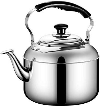 OOOFFFFFFFF Stainless Steel Whistling Kettle Bakelite Anti-scalding Handle Large Capacity Kettle for Home and Office (8L) (7L)