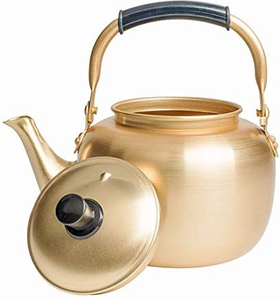 OOOFFFFFFFF Old Fashioned Heating Milk Teapot for Stove Top Ergonomic Heat-Resistant Handle Tea Kettle with Even Heat Conduction and Fast Heating