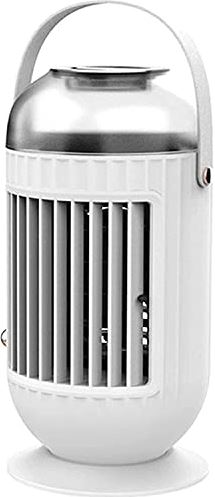 OOOFFFFFFFF Portable air Conditioner Portable Air Conditioner Fan Air Cooler Super Quiet Desk Fan Three-Speed Water-Cooled Spray Fan Built-in 400ml Water Tank 3 Colors LED Light for Home Office Bedroom