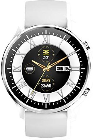 JXFY G21 Smart Horloge Vrouwen Diy Horloge Gezichten IP68 Waterdichte Klok Fitness Tracker Hartslagmeter Sport Smartwatch voor Mannen Vrouwen (A)