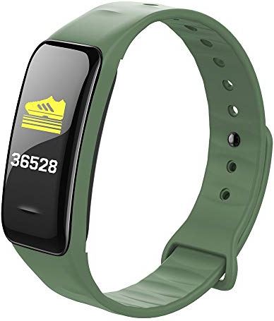 OOOFFFFFFFF New Smart Sports Bracelet Blood Pressure Blood Oxygen Heart Rate Sleep Monitoring Step Waterproof Running Watch (Color : Green)