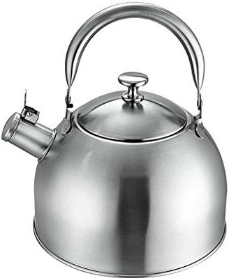 OOOFFFFFFFF 304 stainless steel household kettle Kettle thickening double bottom gas induction cooker gas kettle (Size : 4.5L)