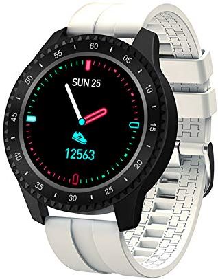 JXFY F17 Smart Horloge voor Vrouwen Mannen IP68 Waterdichte 1.5 inch Kleur Display Bluetooth Sport Smart Polsband Hartslagmeter Smartwatches Voor Android/IOS (B)