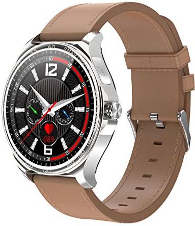JXFY R26 Smart Horloge Bluetooth Hand Gratis Volledige Touch Fitness Tracker Band Mannen Vrouwen ECG Hartslag Ronde Muziek Sport Smartwatch (F)