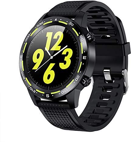 JXFY L12 Smart Watch, IP68 Waterdichte Bluetooth Call ECG+PPG Hartslag Fitness Tracker Bloeddruk Sport Smartwatch (C)