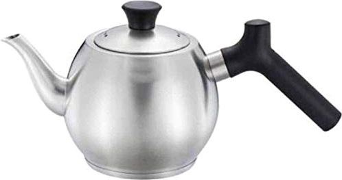 OOOFFFFFFFF Whistle Kettle for Gas Hob 1L Silver Kettle Teapot 304 Stainless Steel Anti-Scalding Teapot Induction Cooker Gas Stove Boiling Water Bottle