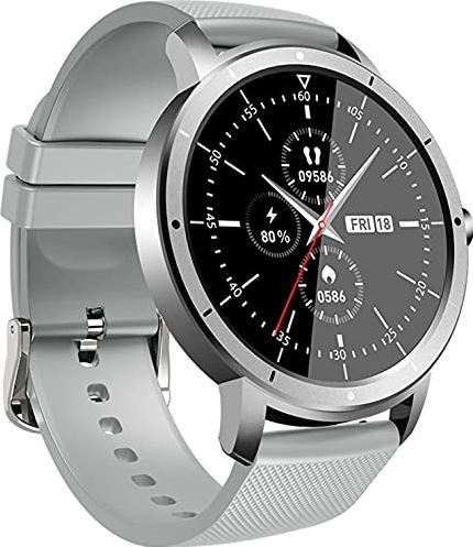 JHDDPH3 Smartwatch HW21 Smart Watch Unisex, IP67 Waterdichte Slaapmotion Monitor, Informatie Push Wekker, Camera Control Muziek Controle sporthorloge (Color : Grey)