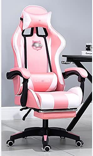 OOOFFFFFFFF Professional Gaming Chair/High-end Computer Chair/Home Reclining Comfortable Office Chair/Bedroom backrest Ergonomic Chair (Color : E) (B)