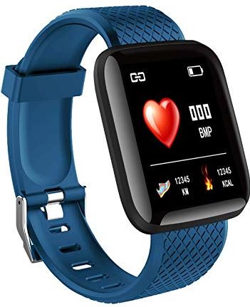 ASFD 116 Plus Smart Watch 1.3 Inch Tft Kleurenscherm Waterdicht Sport Smart Watch (Blauw)