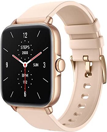 CYONGYOU Smart Watch Bluetooth-horloge Hartslag Sportarmband Golden