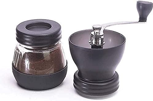 SXLCKJ Koffiezetapparaat Handkoffiemolen Draagbaar Verstelbaar Slijtvaste Keramische Beweging 120g, 9.2 * (Crusher)