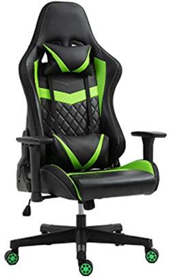 MRTYU-UY Gaming Chair Internet Cafe Competitive Gaming Chair Gaming Chair Nieuwe computerstoel Competitive Gaming Chair Ergonomische Gaming Chair (Kleur: Geel2, Maat: One size) (Green One Size)