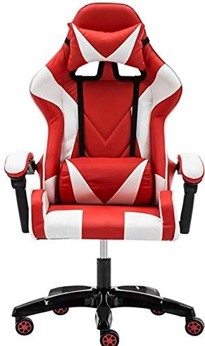 LIUCHANG Racing Gaming Stoel Home Racing Chair Internet Cafe Gaming Stoel Game Chair Game Lazy Chair Can Travel Rotating Chair (Color: Blue Size: One Size) liujiapeng55 (Color : Red, Size : One Size)