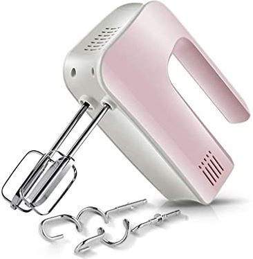 OOOFFFFFFFF Hand Mixer 120W Power Electric Handheld Mixers with 4 Stainless Steel Attachments(2 Beaters 2 Dough Hooks) Mini Electric Hand Mixer for Baking