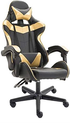 LIUCHANG Heavy Gaming Office Chair Computer Chair Lumbar Cushion High Back Swivel Gaming Pc Kantoormeubilair Kantoorstoel Groen 7 0x70x125cm liujiapeng55 (Color : White, Size : 70X70X125CM)