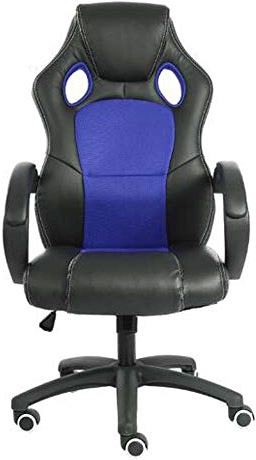 LIUCHANG Stoel Koop Essentials Collection Racing Style Gaming Chair (Blue) liujiapeng55