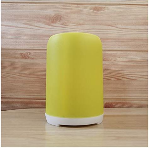 zoudelong21321 Bluetooth Speaker Mini Bluetooth Speaker Small Steel Cannon Bluetooth Speaker Met Sfeer Light Wireless Speaker Kan het overal gebruiken, luider zonder enige verv (Color : Yellow)