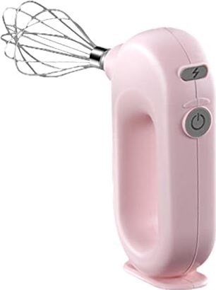 Facynde Handmixer elektrisch, 20 W power keuken handmixer, handmixer oplaadbare keukenroer, melkopschuimer, voor eieren, cake, room en deeg