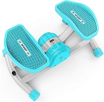 XCTLZG s voor Oefening Draadloze Bluetooth Mini Stepper Mini-voetpedaal Stepper Step Trainer Apparatuur met weerstandsbanden Duurzame veilige loopband en comfortabele voetpedalen