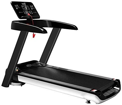 OOOFFFFFFFF Running Machines Running Machine Foldable Treadmill Electric Fitness Exercise Equipment Low Noise Footstep for Fitness Gym (Color Size : 128x68x124cm)