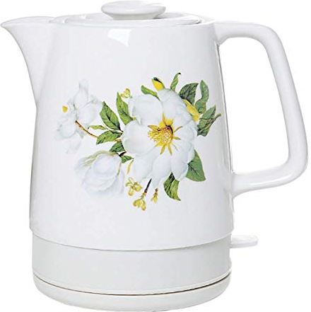 JHGF Keramische Waterkoker Draadloze Watertheepot, Theepot-Retro 1.7L Kan, 1850 W Water Snel Voor Thee, Koffie, Soep, Havermout-Verwijderbare Basis, Automatische Uitschakeling/C (E)