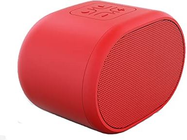 OOOFFFFFFFF Portable Wireless Bluetooth Speaker Outdoor Mini TWS interconnected Stereo/U Disk Memory Card Music Player Speaker (Color : Red Size : A)