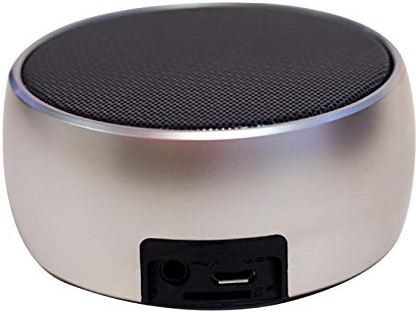 zoudelong21321 Bluetooth Speaker Metal Bluetooth Speaker Super Bass Wireless Speaker BS01 Hifi Stereo Portable Speakers Kan het overal gebruiken, luider zonder enige verv (Color : Gold)