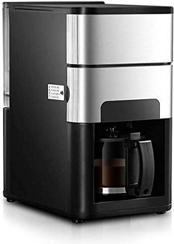 SXLCKJ 900W KoffiezetapparaatHuishoudelijke volautomatische koffiemolen, roestvrij staal programmeerbaar, stil o(Crusher)