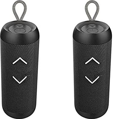 OOOFFFFFFFF Two Pieces Pack Portable Wireless 5.0 Bluetooth Speaker with Bluetooth - Waterproof and Dustproof Travel Music Speakers 20m Bluetooth Range PX6 Waterproof Speaker for Home Outdoors Trave
