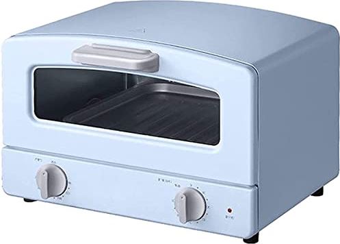 SUNWEIHAOA Tafelblad Elektrische Oven 12L Mini Retro Elektrische Oven, Multifunctionele Toast Uitdrogen, 60 Min Timer, Ladetype Broodcake Koekjesbakmachine (Kleur: Blauw) (Blauw) (Blauw) Esthetisch En Praktisch
