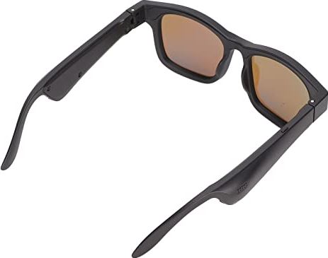 KAKAKE Slimme Bluetooth-zonnebril, draadloze Bluetooth-zonnebril Multifunctionele draagbare hoge resolutie semi-open ruisonderdrukking voor winkelen(Blauw)
