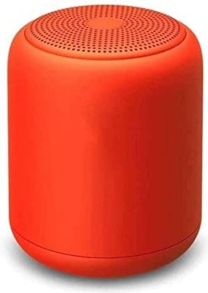 OOOFFFFFFFF Portable Bluetooth Speaker Louder Volume Crystal Clear Stereo Sound Rich Bass IPX5 Waterproof Suitable for Family Outdoor Party Travel Work (Color : White) (Orange)