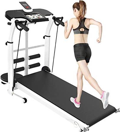 OOOFFFFFFFF Treadmills Professional Treadmill Tablet Holder Continuously Adjustable Up to 14 Km/H Fitness Machine for Home Gym Office