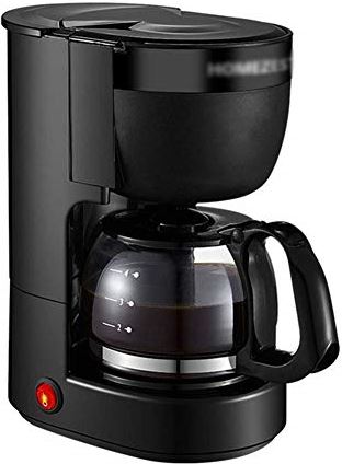 SXLCKJ Koffiezetapparaat, Draagbare Huishoudelijke Koffiemolen, Automatische Drip-Type Thee Machine, Zilver (Zwart) (Crusher)