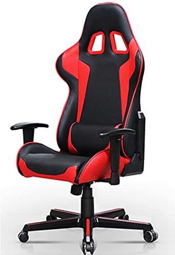 zjliudp Gaming stoel grote computer ergonomische gaming stoel zware grote en hoge gaming stoel thuiskantoor gaming stoel (rood zwart)