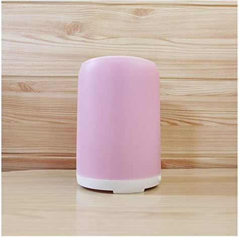 zoudelong21321 Bluetooth Speaker Mini Bluetooth Speaker Small Steel Cannon Bluetooth Speaker Met Sfeer Light Wireless Speaker Kan het overal gebruiken, luider zonder enige verv (Color : Pink)