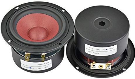 ANCNA 2PCs 3Inch 20W Full Range Mini Audio Speaker 4Ohm/ 8Ohm HiFi Loudspeaker For TV Computer Desktop Bluetooth Audio DIY