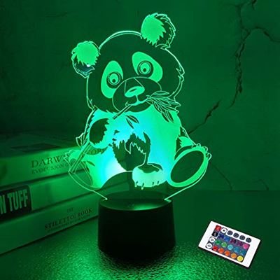 ader hoe te gebruiken Zes Fullosun Panda Gifts,3D lamp Kids Nachtlampje met Afstandsbediening 16  Kleuren Leuke Panda Dier Patroon, Auto Verandering Met Touch Switch Bureau  Deco Lampen Xmas Verjaardagscadeaus voor Kinderen verlichting kopen? |  Kieskeurig.be | helpt