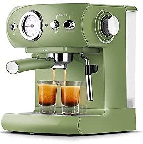 SXLCKJ Volautomatische koffiemolen Retro Kleine Koffiemachine Thuis Volledige Semi-automatische Espresso (Crusher)