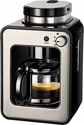 SXLCKJ Koffiezetapparaat Automatisch koffiezetapparaat Druppeltype Koffiezetapparaat Met Filter Koffiebonenmolen 2 In 1 Theemaker 220V (Kleur: Wit, (Crusher)
