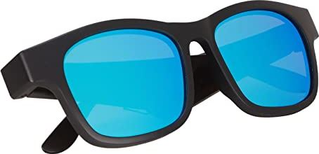 SHYEKYO Bluetooth-zonnebril, multifunctionele slimme Bluetooth-zonnebril Semi-open draagbaar om te winkelen(Blauw)