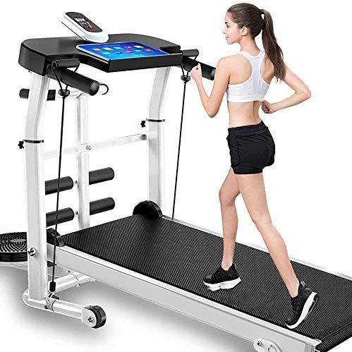 OOOFFFFFFFF Treadmill Jogging Fitness Aerobic Treadmill Professional Roller Design for Easy Movement Walking Very Suitable for Home