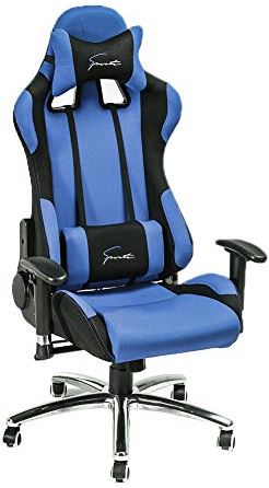 LXYFC Gaming Chair - Ergonomische bureaustoelen - Liggende computerbureaustoel - Draaibare racestoelen met hoge rugleuning Verstelbare hoofdsteun en lendensteun